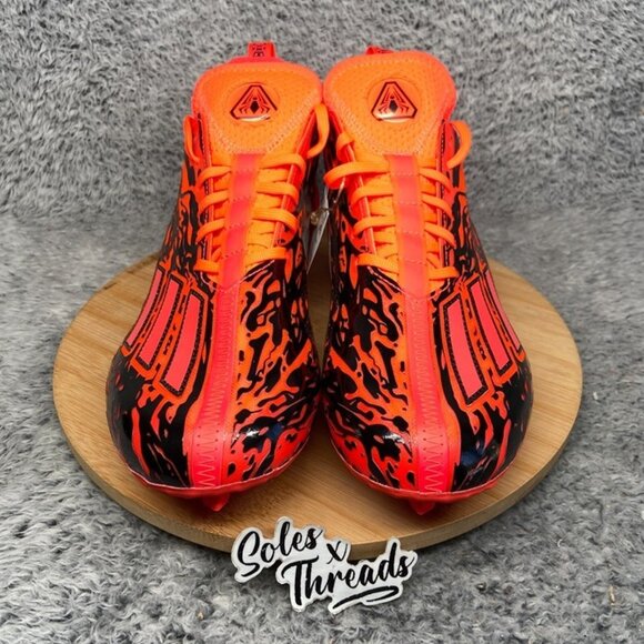 Adidas Adizero 12.0 Poison Football Cleats Size 12 Men Solar Red Black IG7207 main image 5